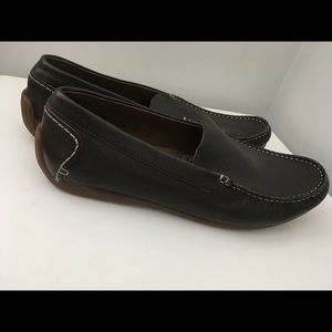 NWOT Hush Puppies Dark Brown Slip Ons